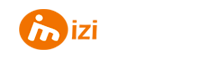 Logo Izi-Media blanc